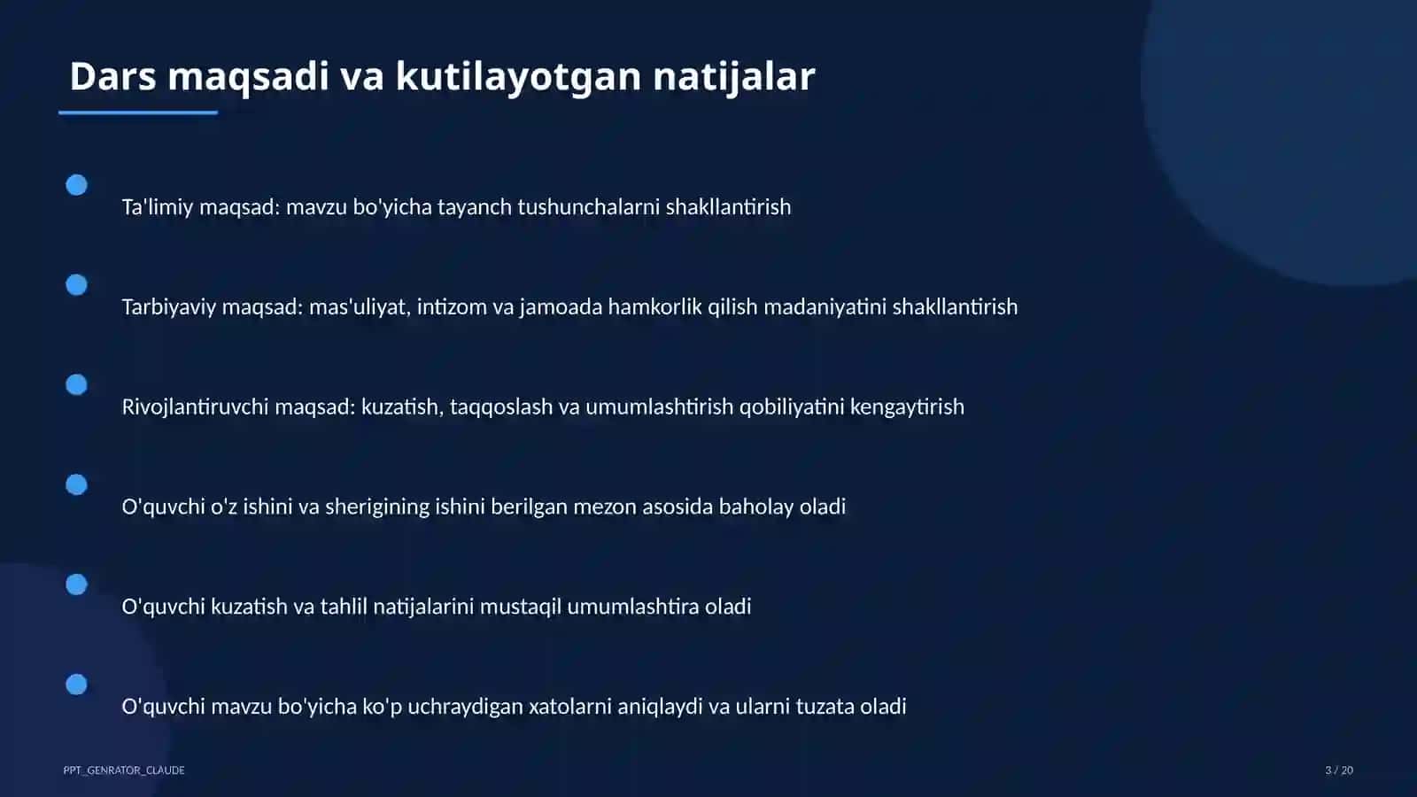 Zamonaviy dars ishlanmasini tuzish 3