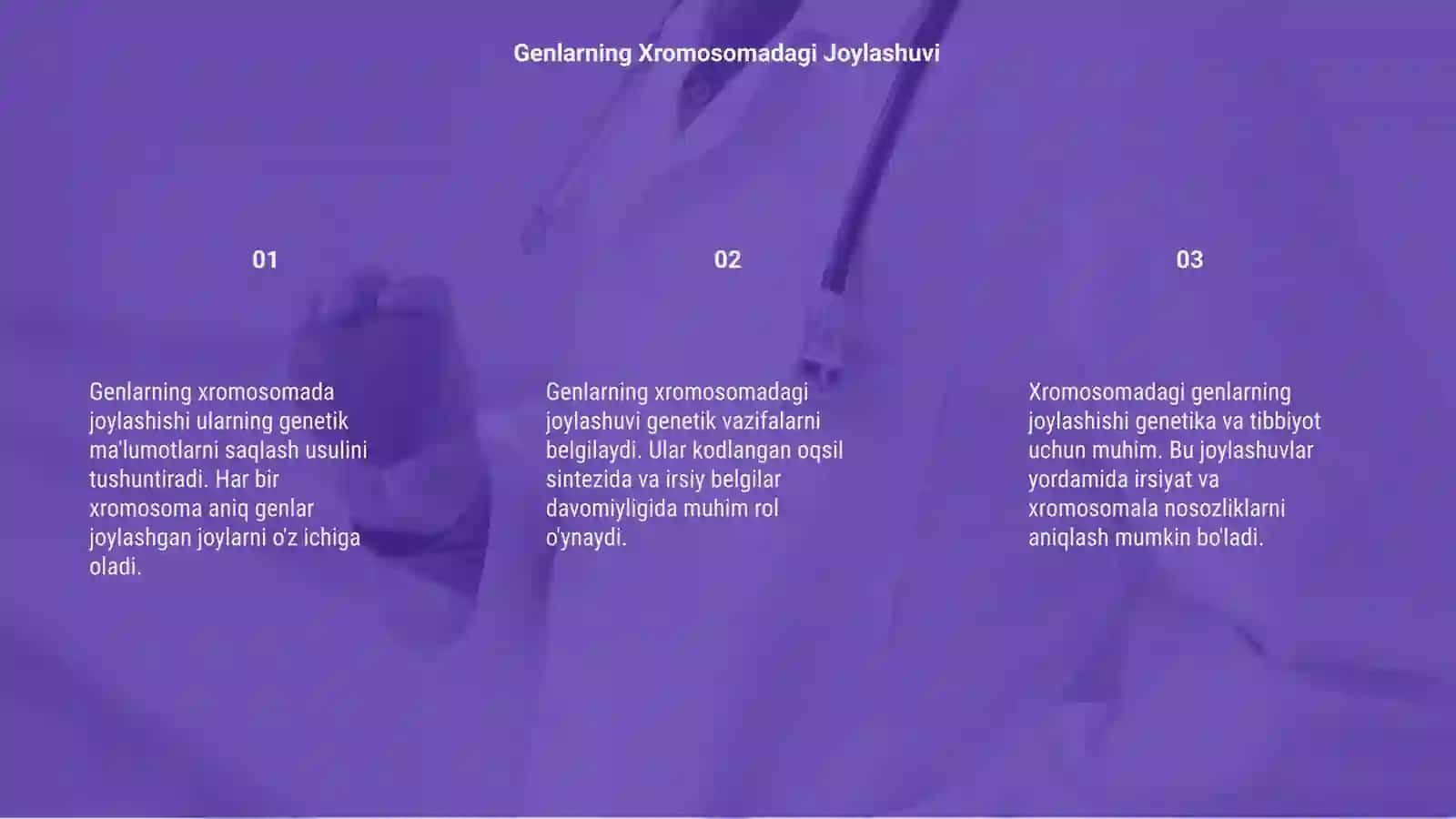 Genlarning xromosomada joylashishi 3
