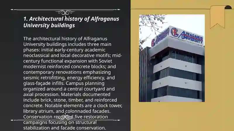 Alfraganus universiteti binolari tarixi 3