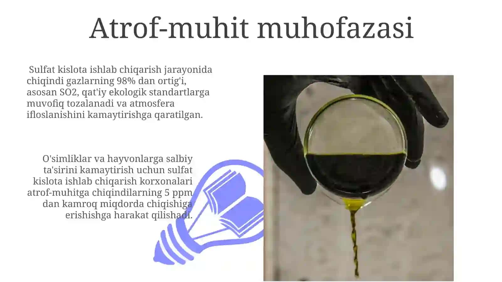 Sulfat kislota ishlab chiqarish 3