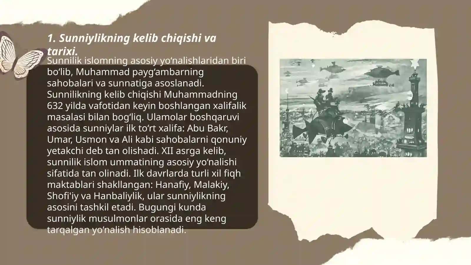 Sunniylik, Shialik, Xorijiylik yo‘nalishlari 3