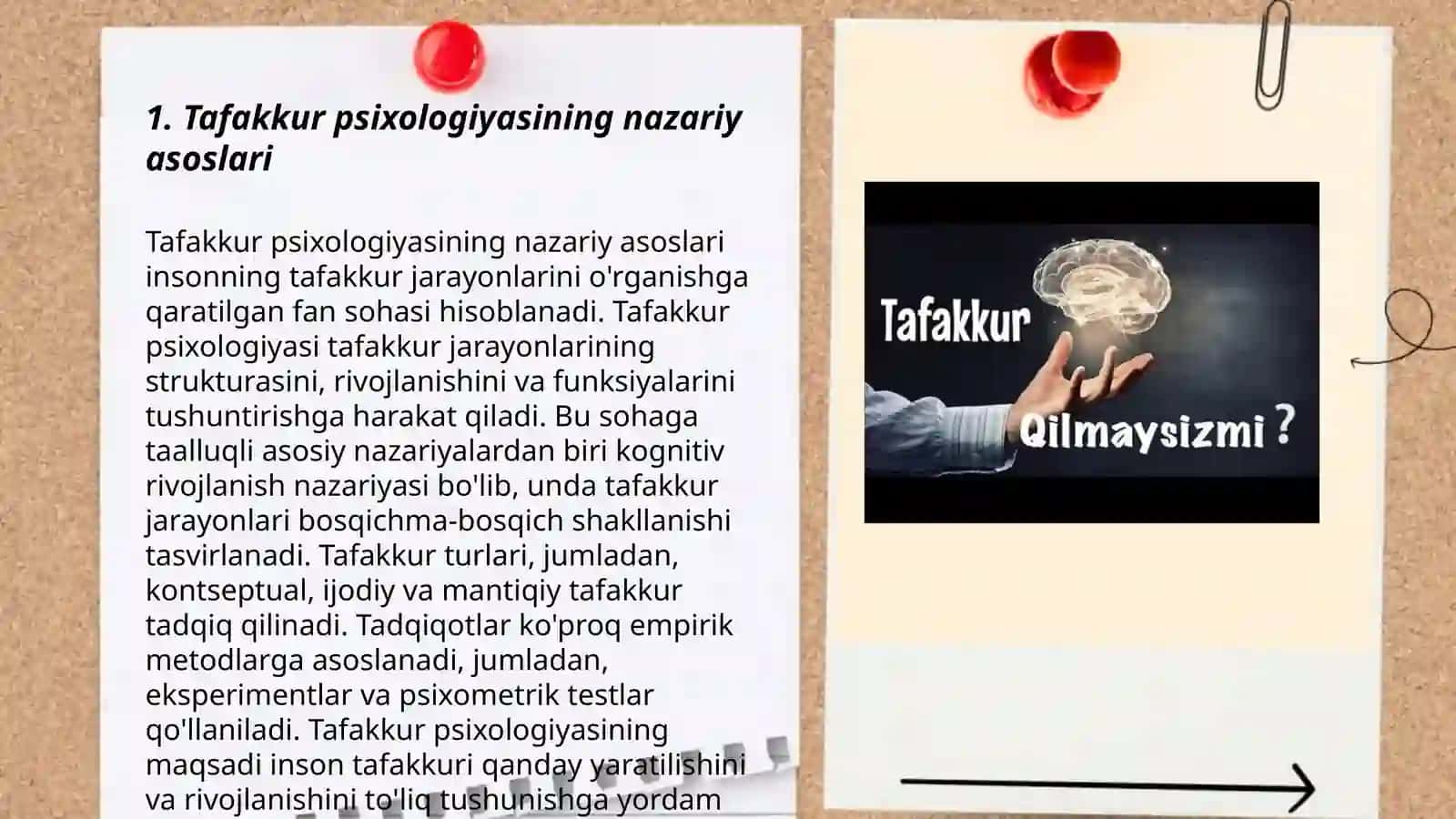 Tafakkur borasidagi psixalagik nazaryalar 3