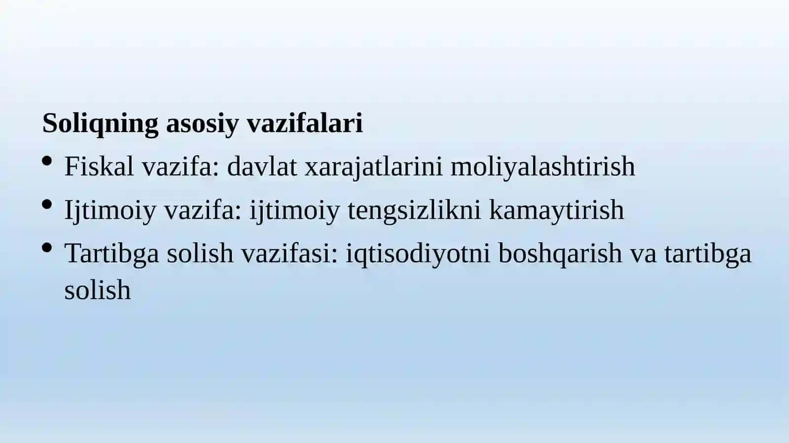 Soliq tizimining nazariy asoslari 3