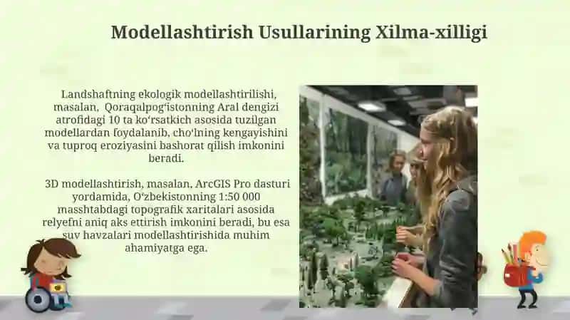 Landshaftlarni oʻrganishda modellashtirish 3