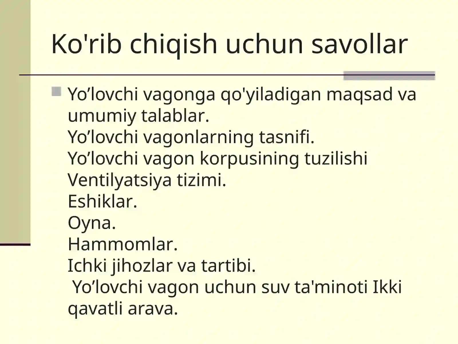 Yo’lovchivagonkuzufi 3
