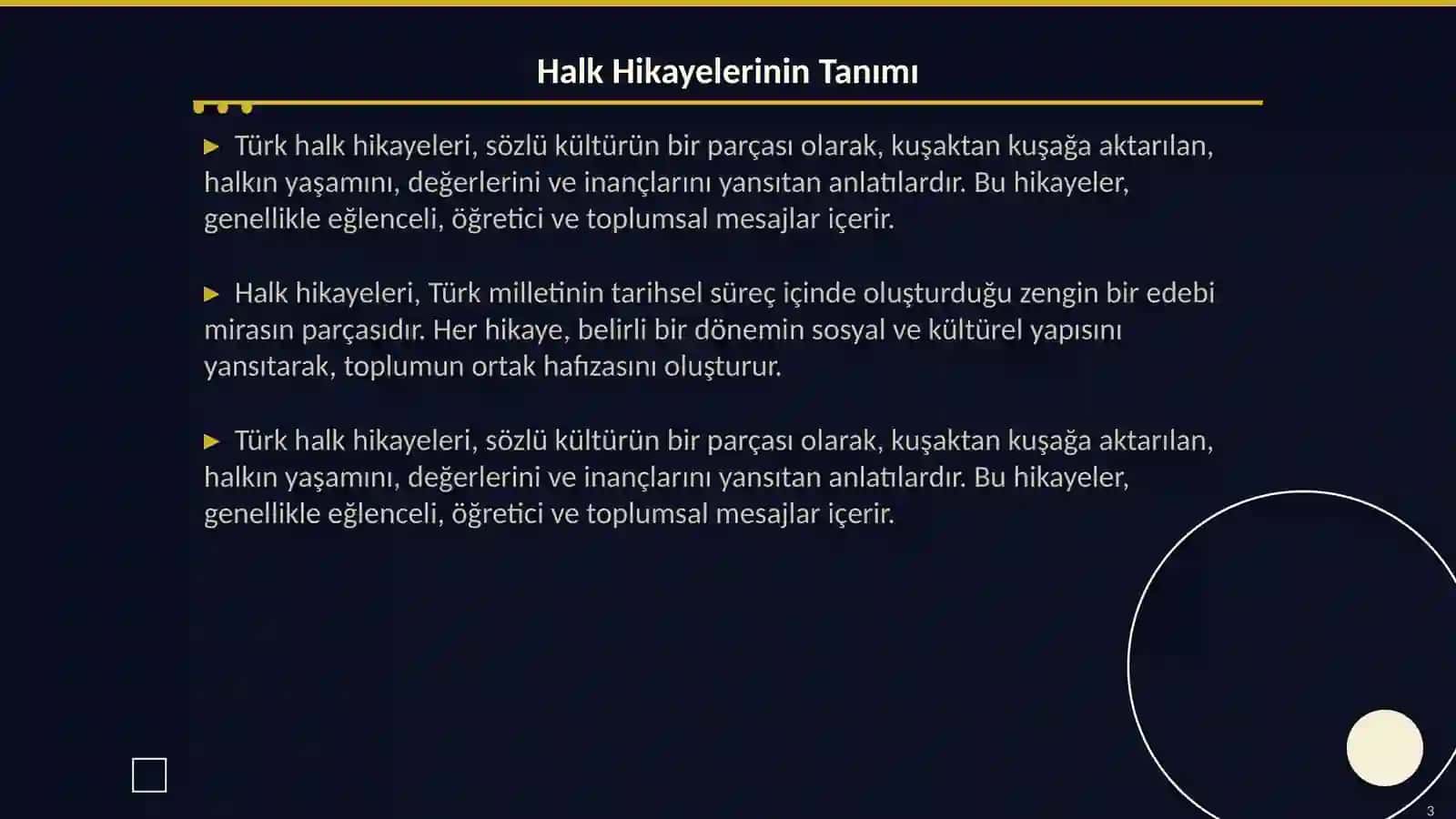Türk halk hikayeleri 3