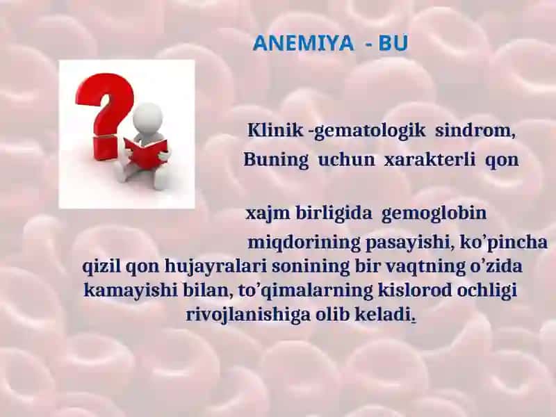 Anemiyalar 3