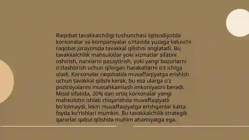 Raqobat tavakkalchiligi menejmenti 3