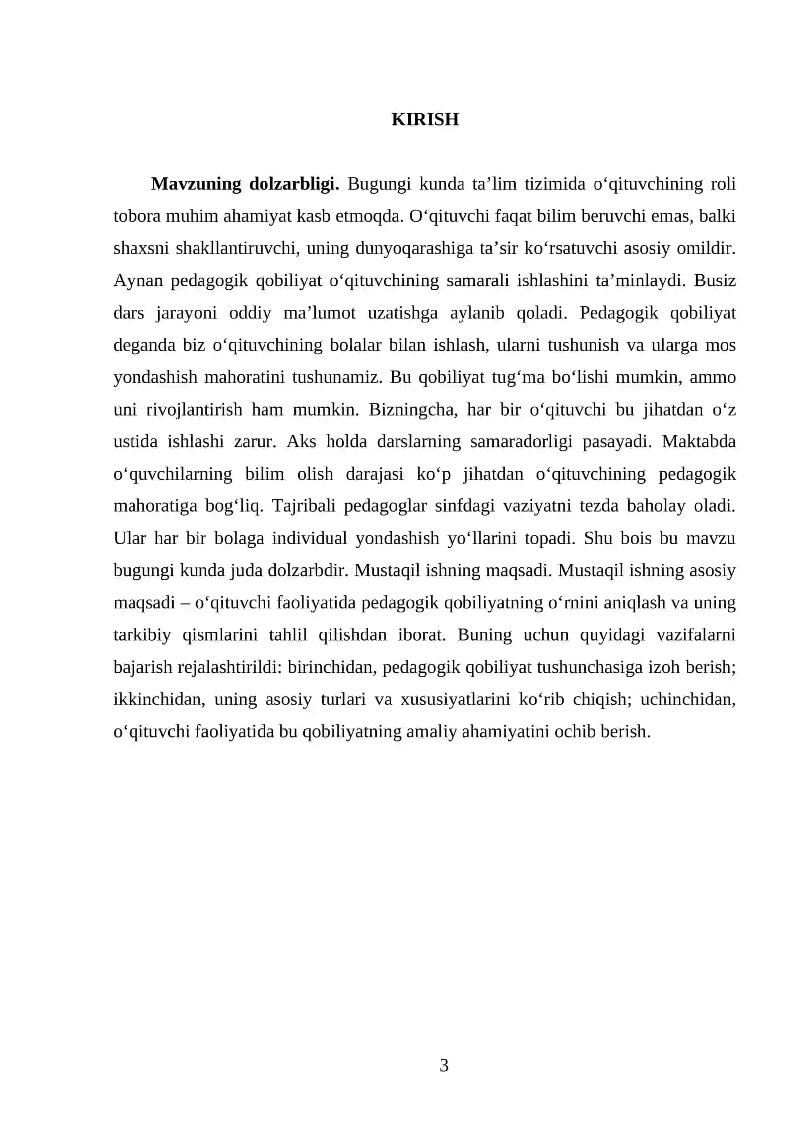 O’qituvchi faoliyatida pedagogik qobiliyat 3