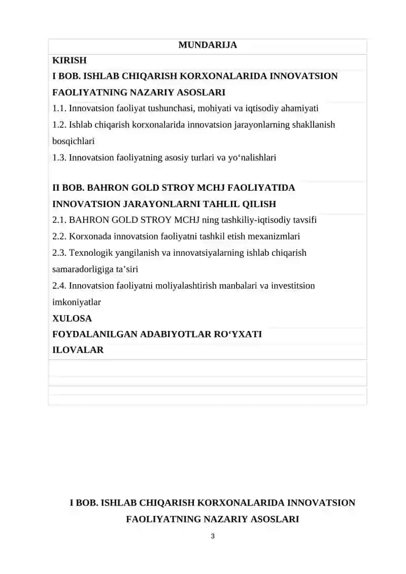 Ishlab chiqarish korxonasining innovatsion faoliyati asoslari 3