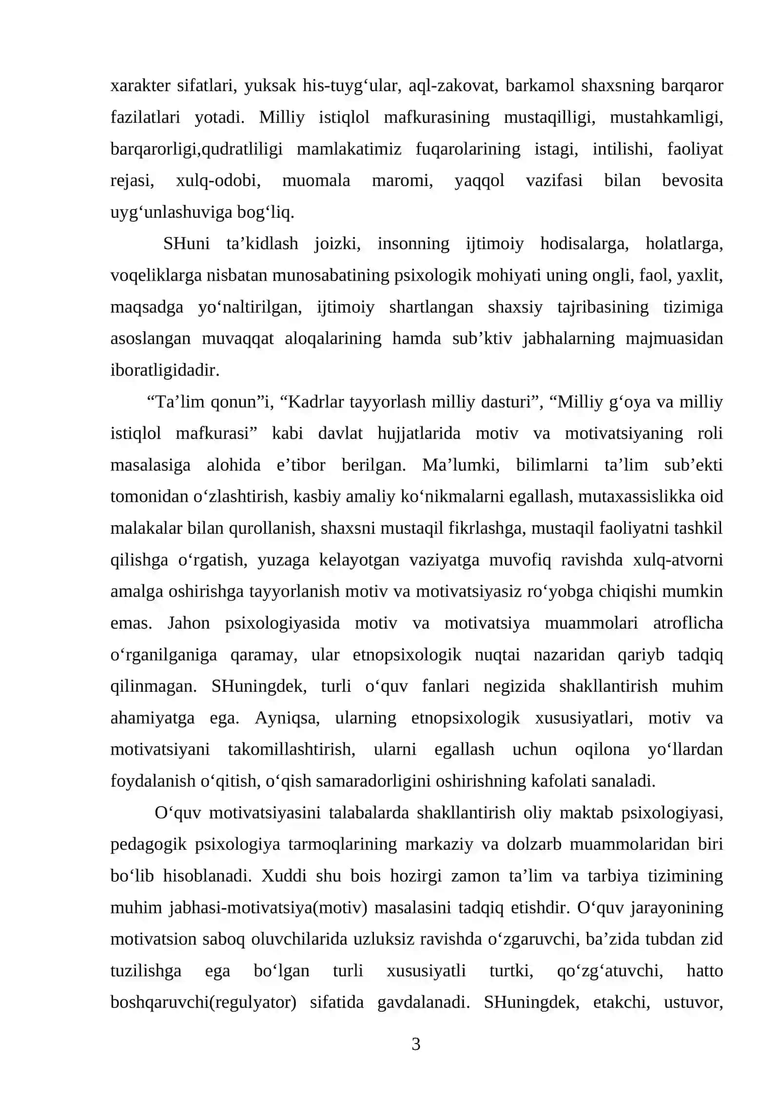 MOTIVLARNING INDIVIDUAL FARQLARI 3