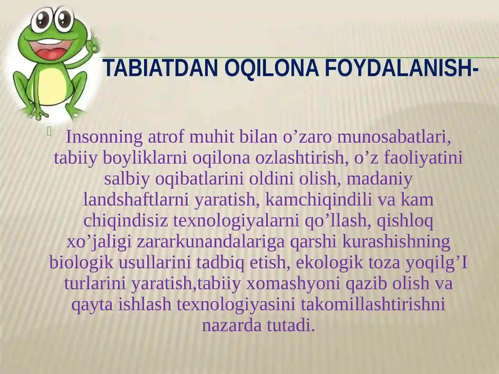 Inson biosfera omili sifatida 3