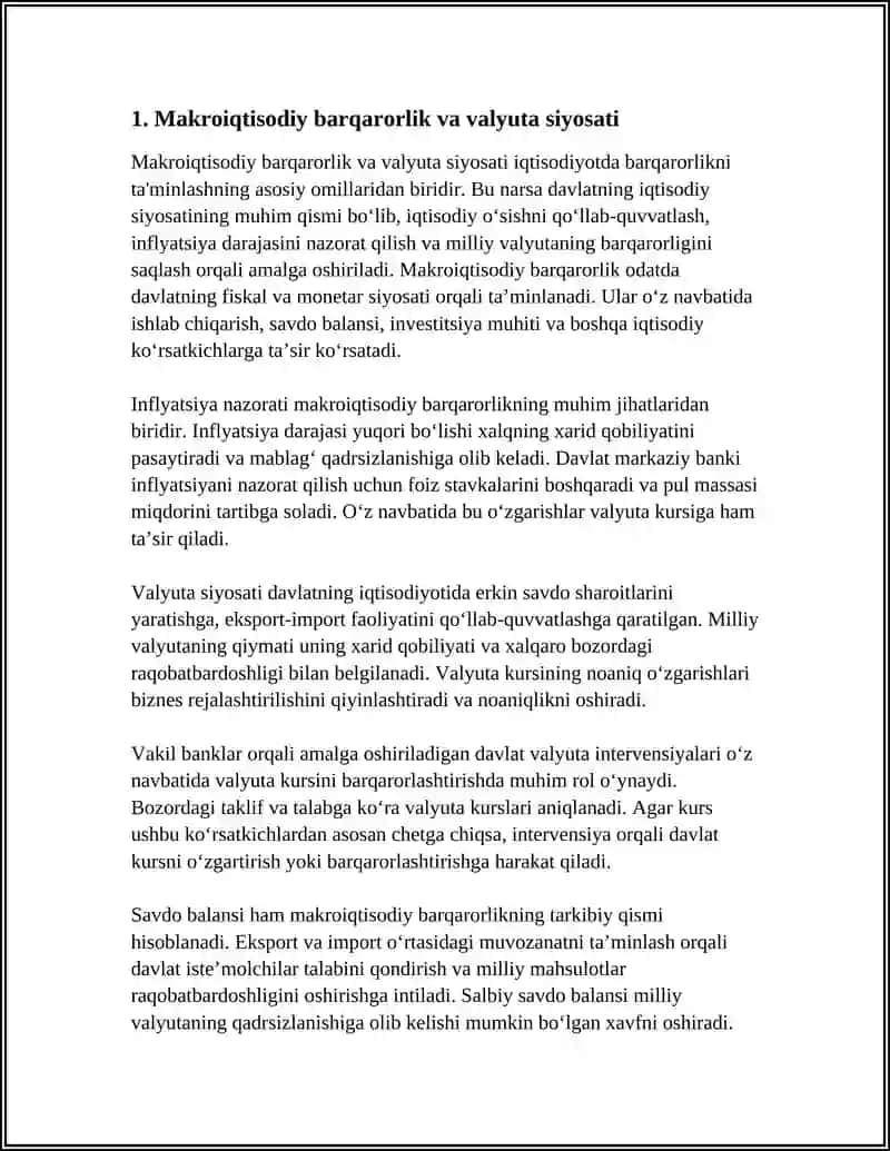 IQTISODIYOTDA BARQARORLIKNI VA TARKIBIY O'ZGARISHLARNI TA'MINLASH 3