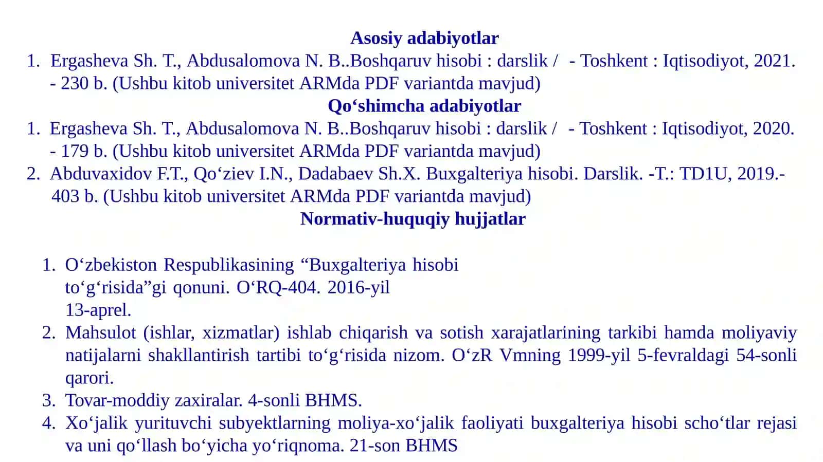 Kalkulyatsiya qilishning jarayonli usuli 3
