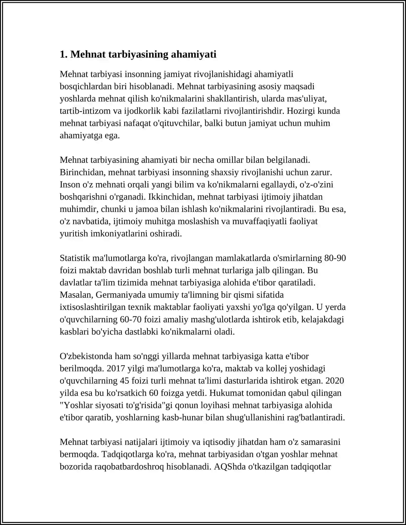 MEHNAT TARBIYASI 3
