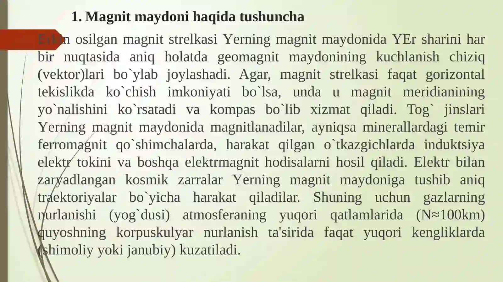 Yеrning magnitmaydoni 3