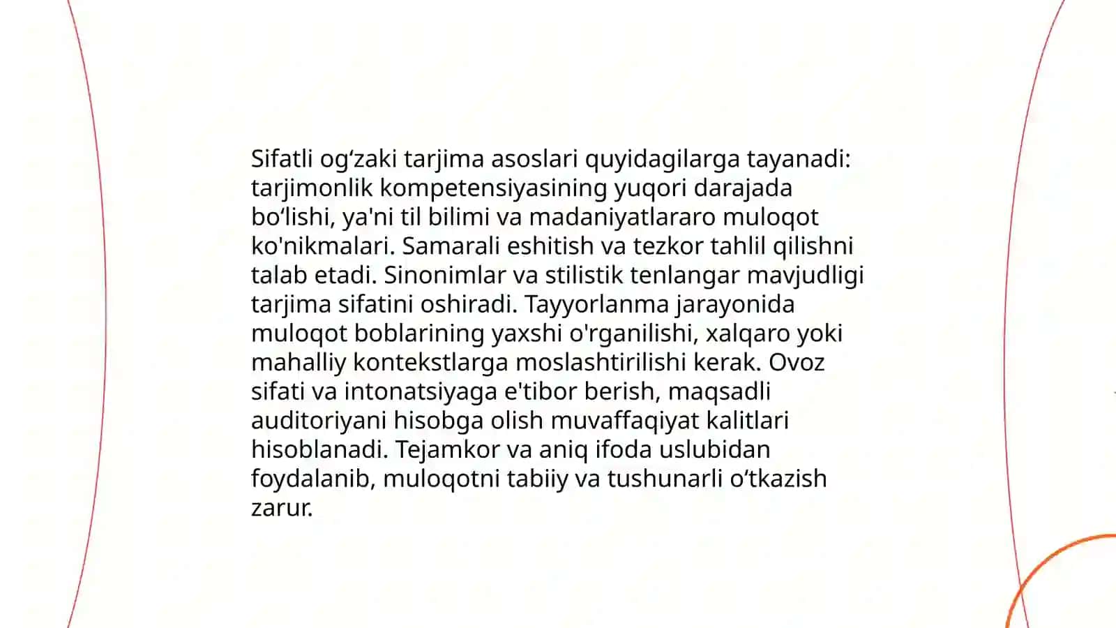 Ogʻzaki tarjima metodlari 3