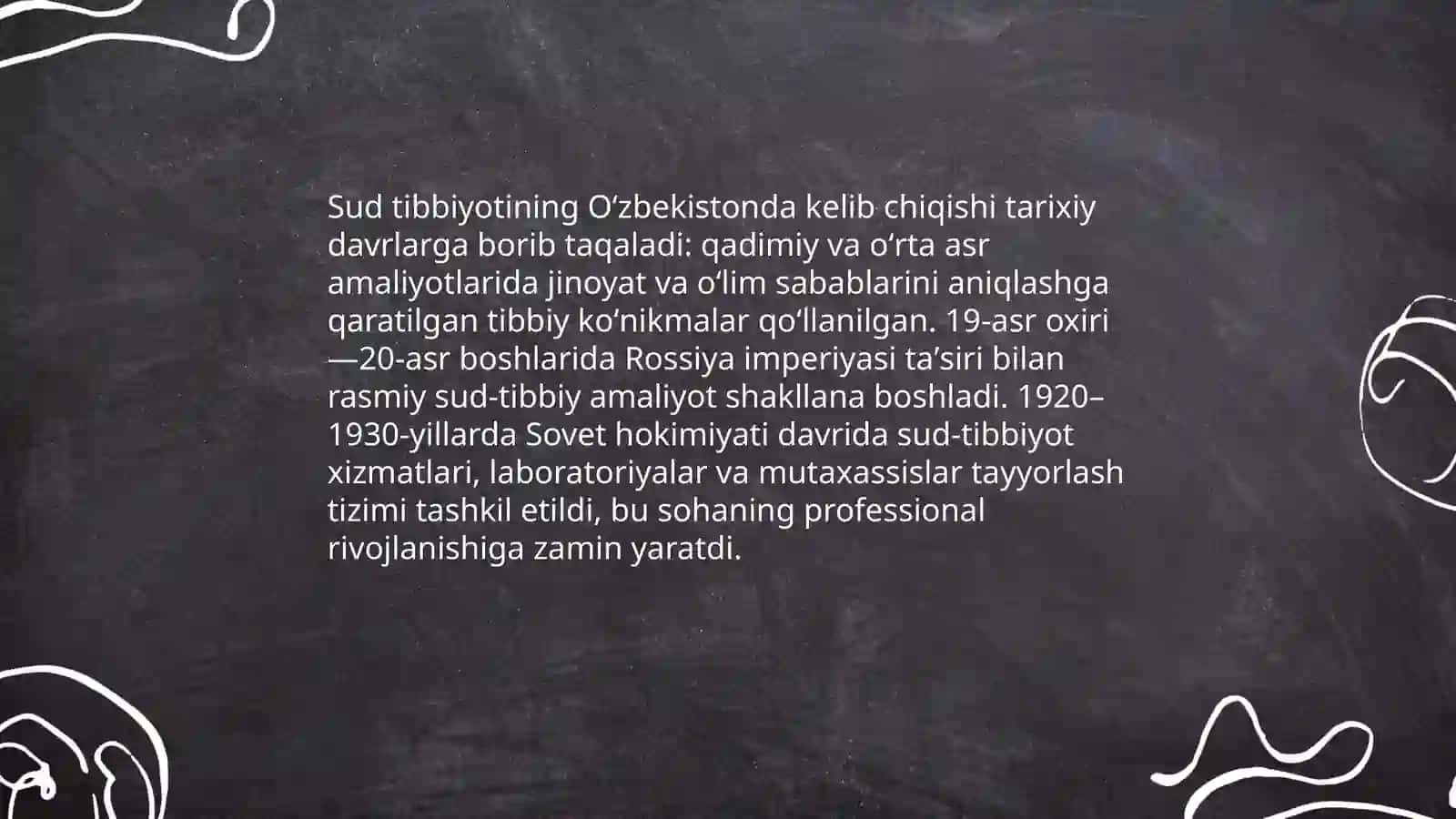 Oʻzbekistonda sud tibbiyotining tarixi 3