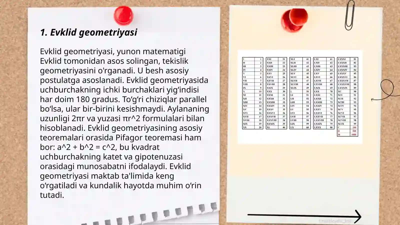 Noevklid geometriyaning vujudga kelishi 3