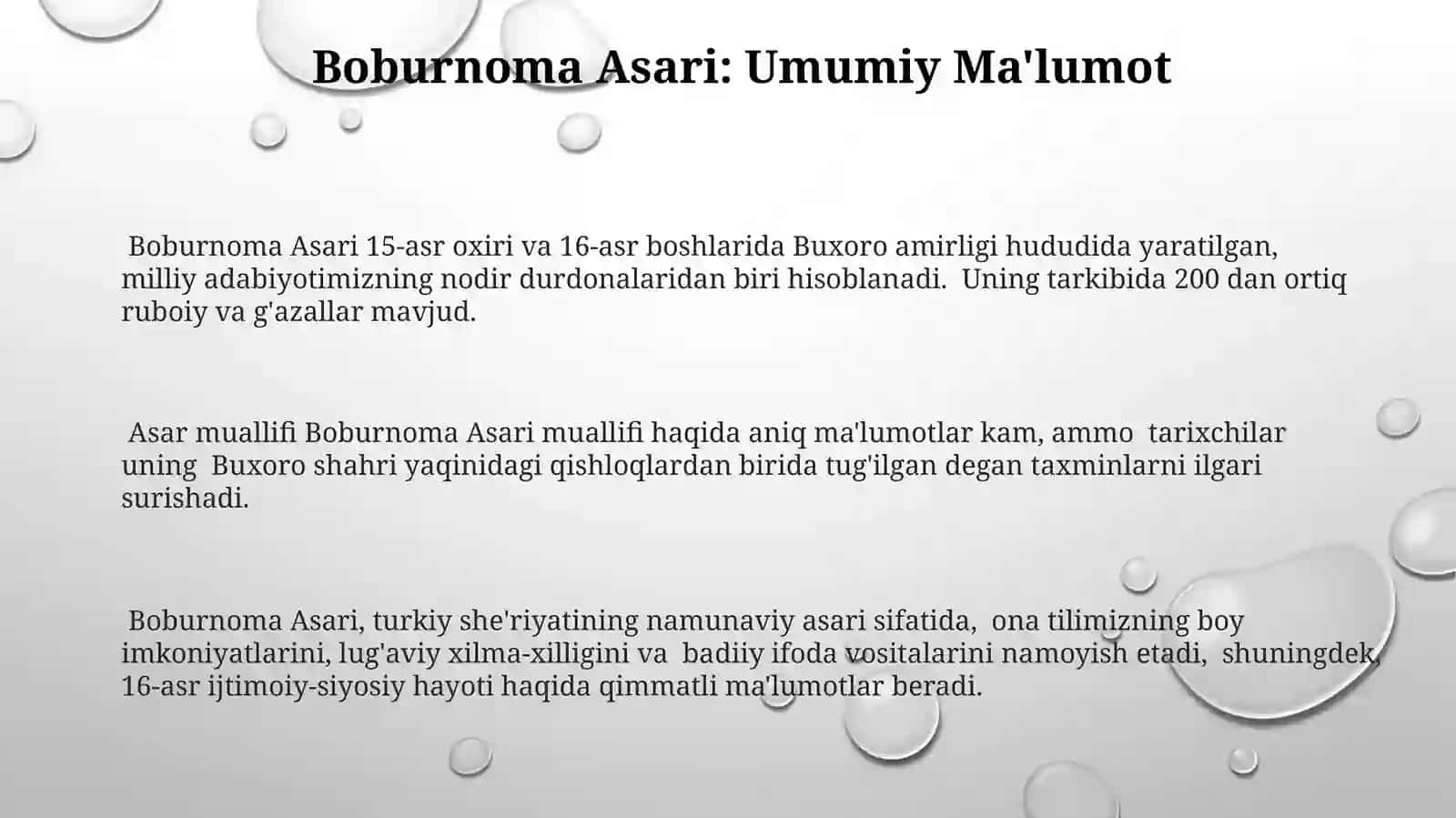 Boburnomaasari 3