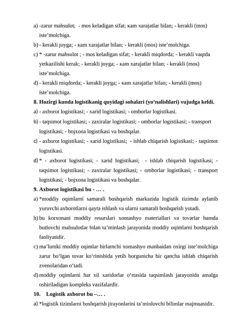 Transport logistikasi 3