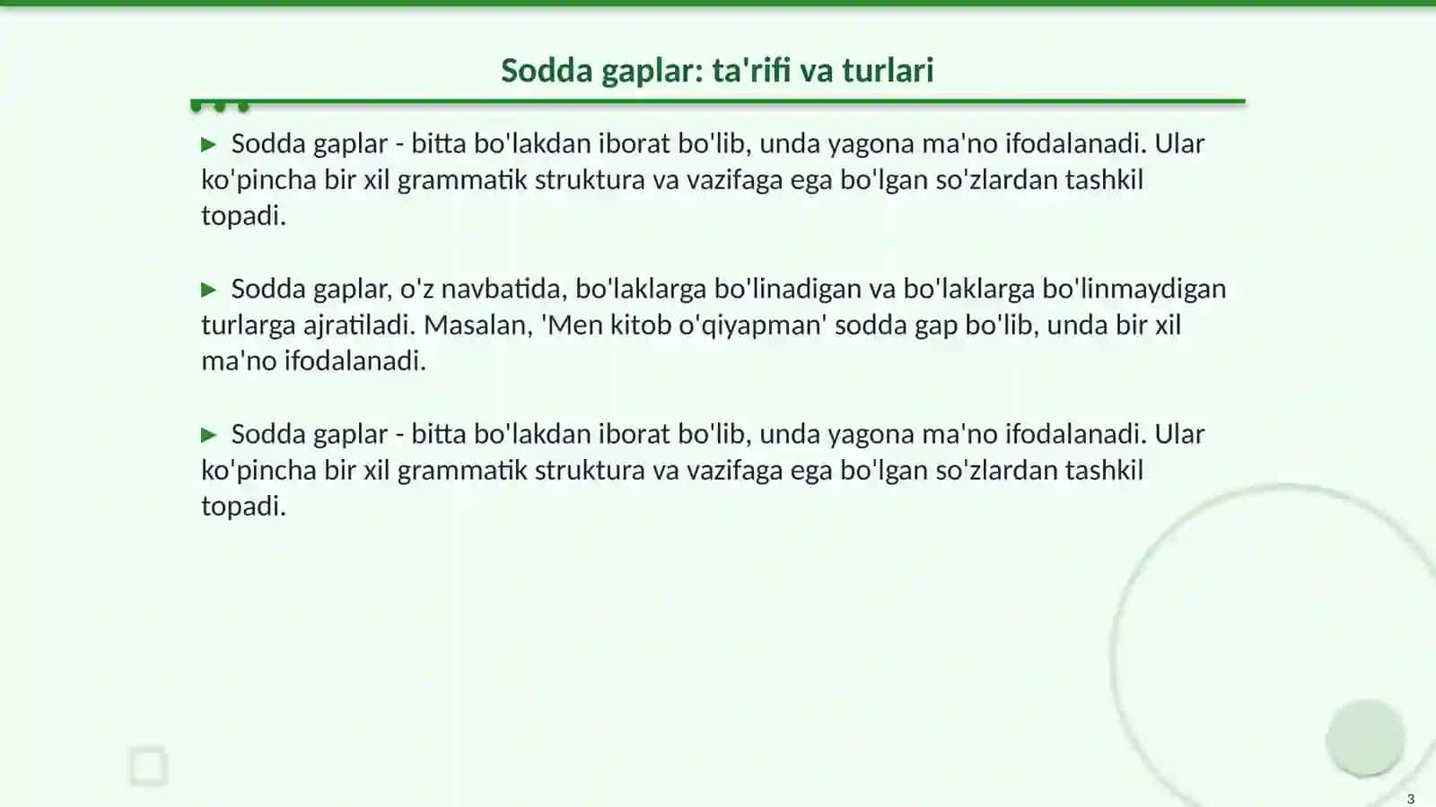 Gapning tuzilish jihatdan turlari 3