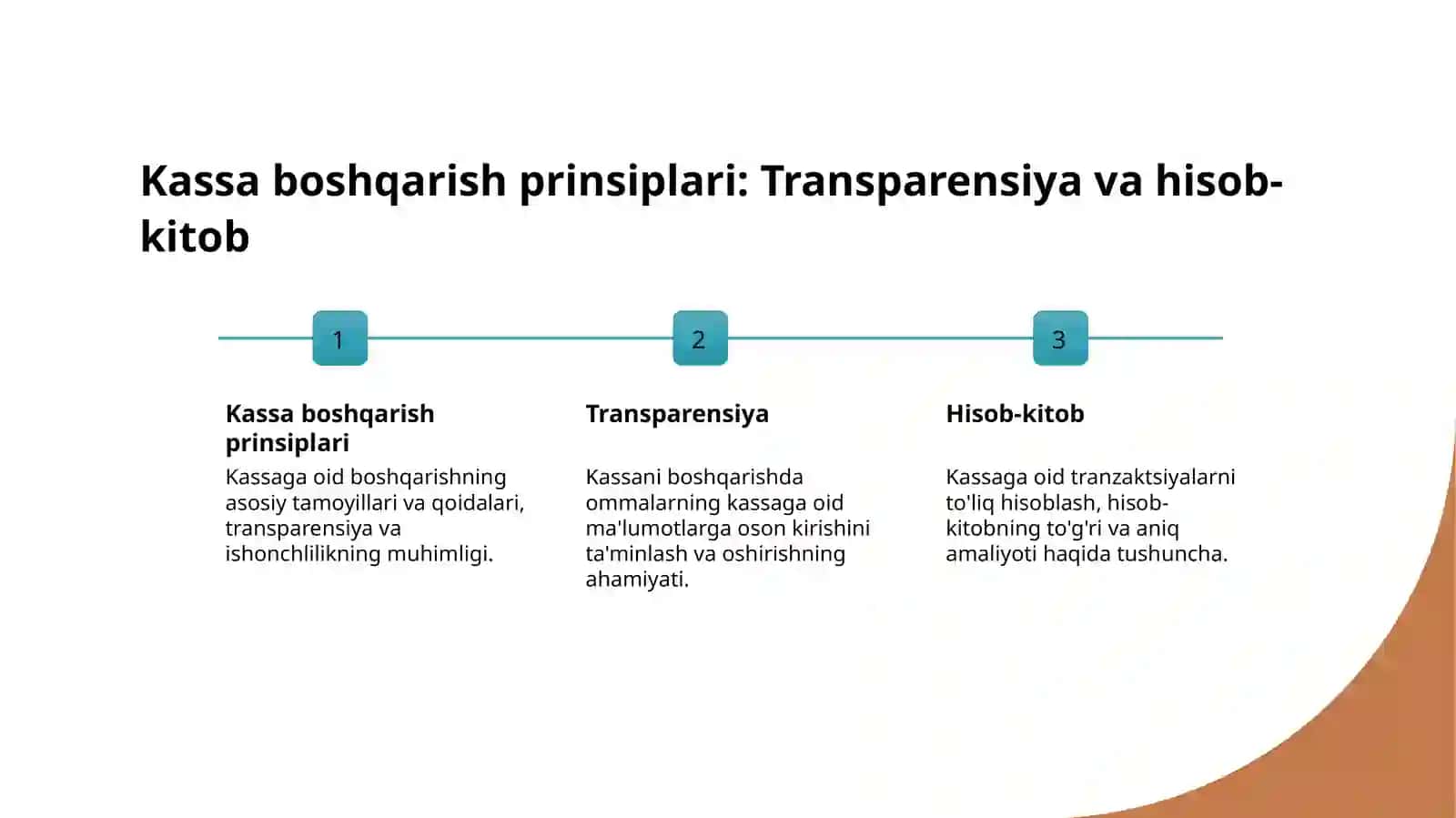 Budjet tashkilotlarida kassa va kassa muolalari hisobi 3