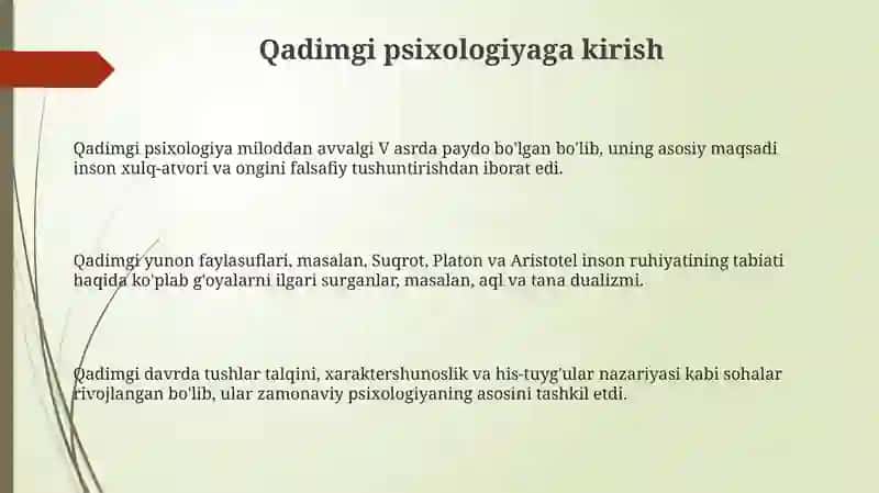 Antik davr psixologiyasi 3