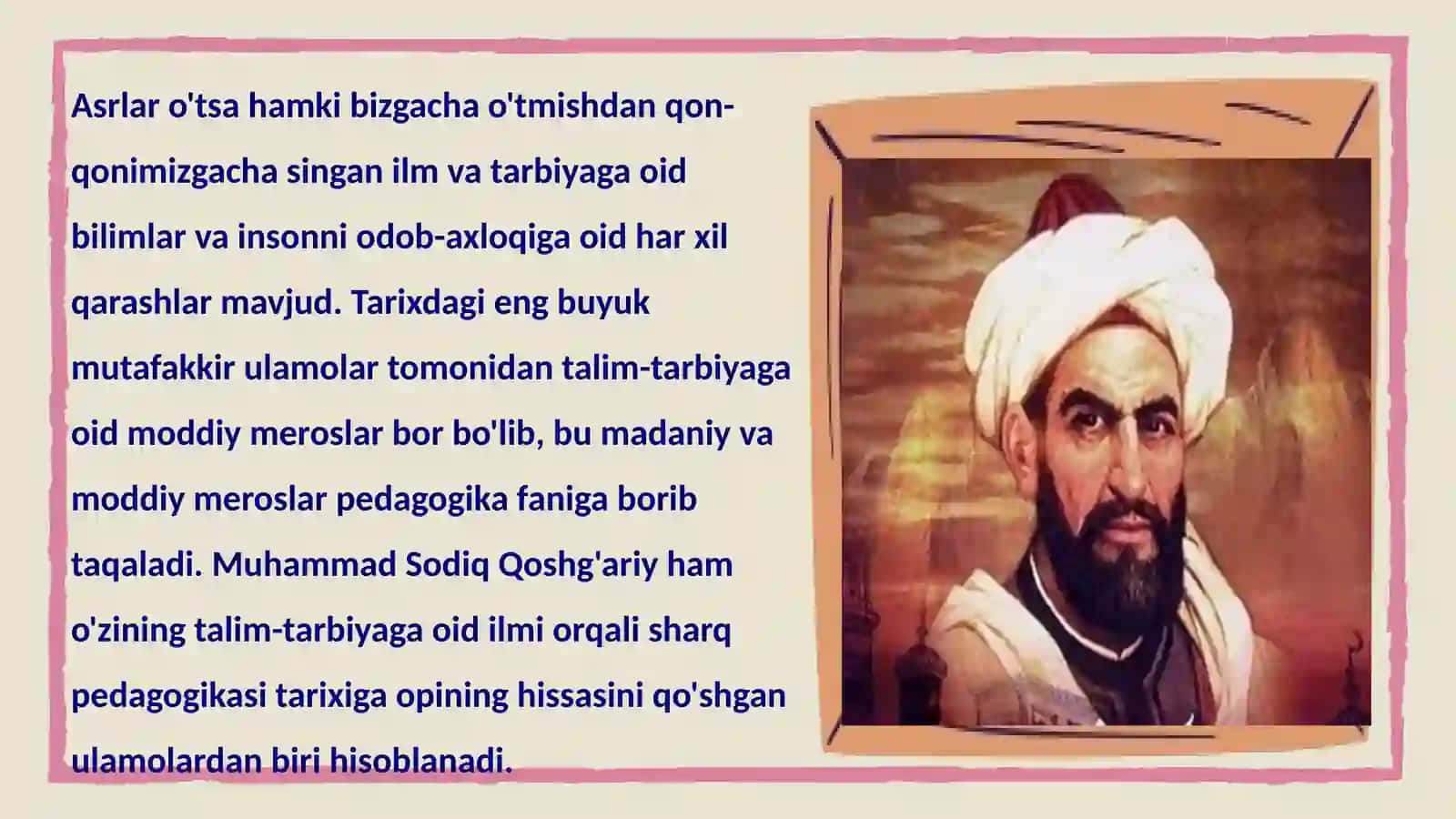 Umar Hayyomning Ta'lim-tarbiyaga oid Fikrlari 3