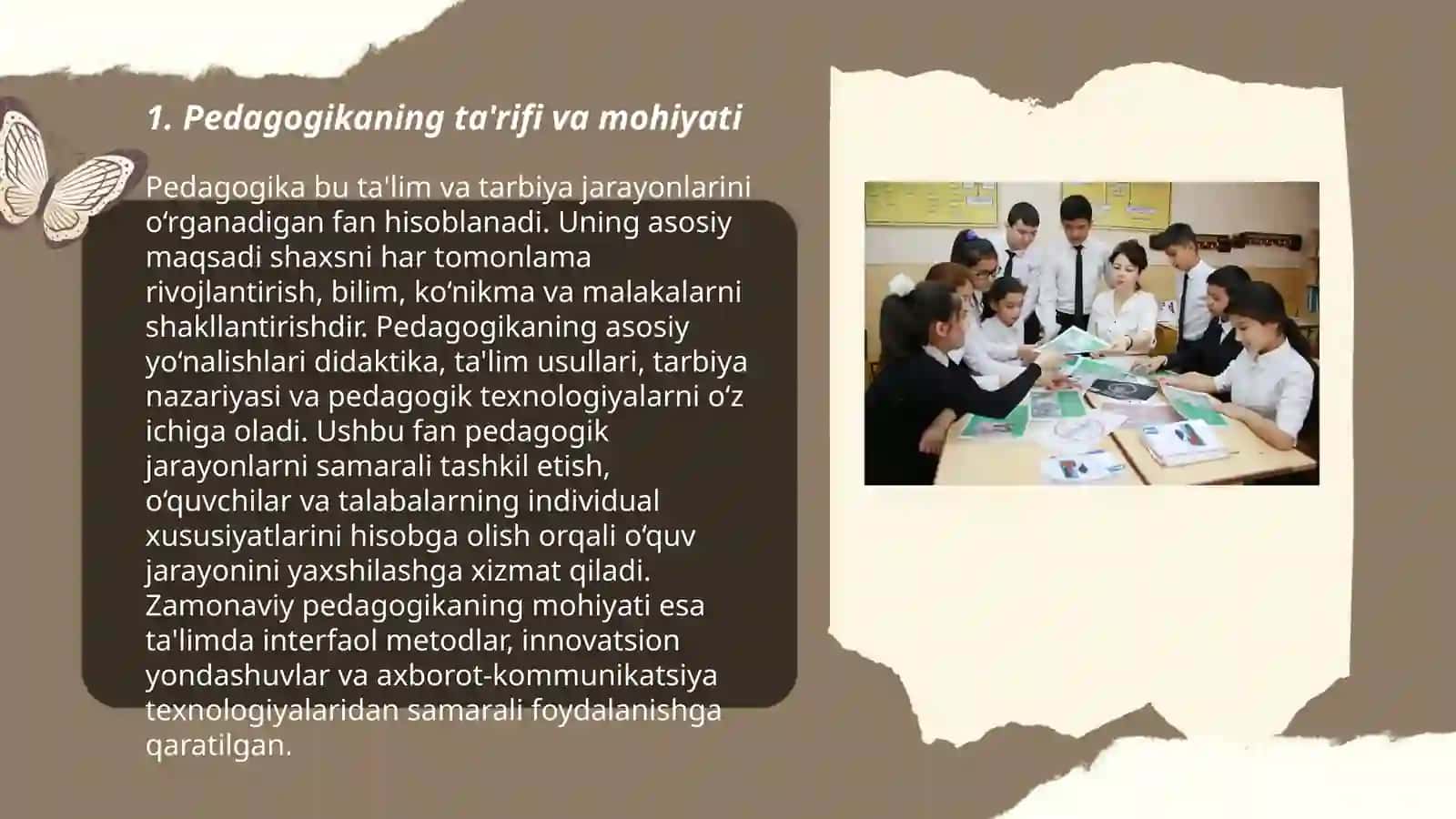 Pedagogikaning ilmiy asoslari 3