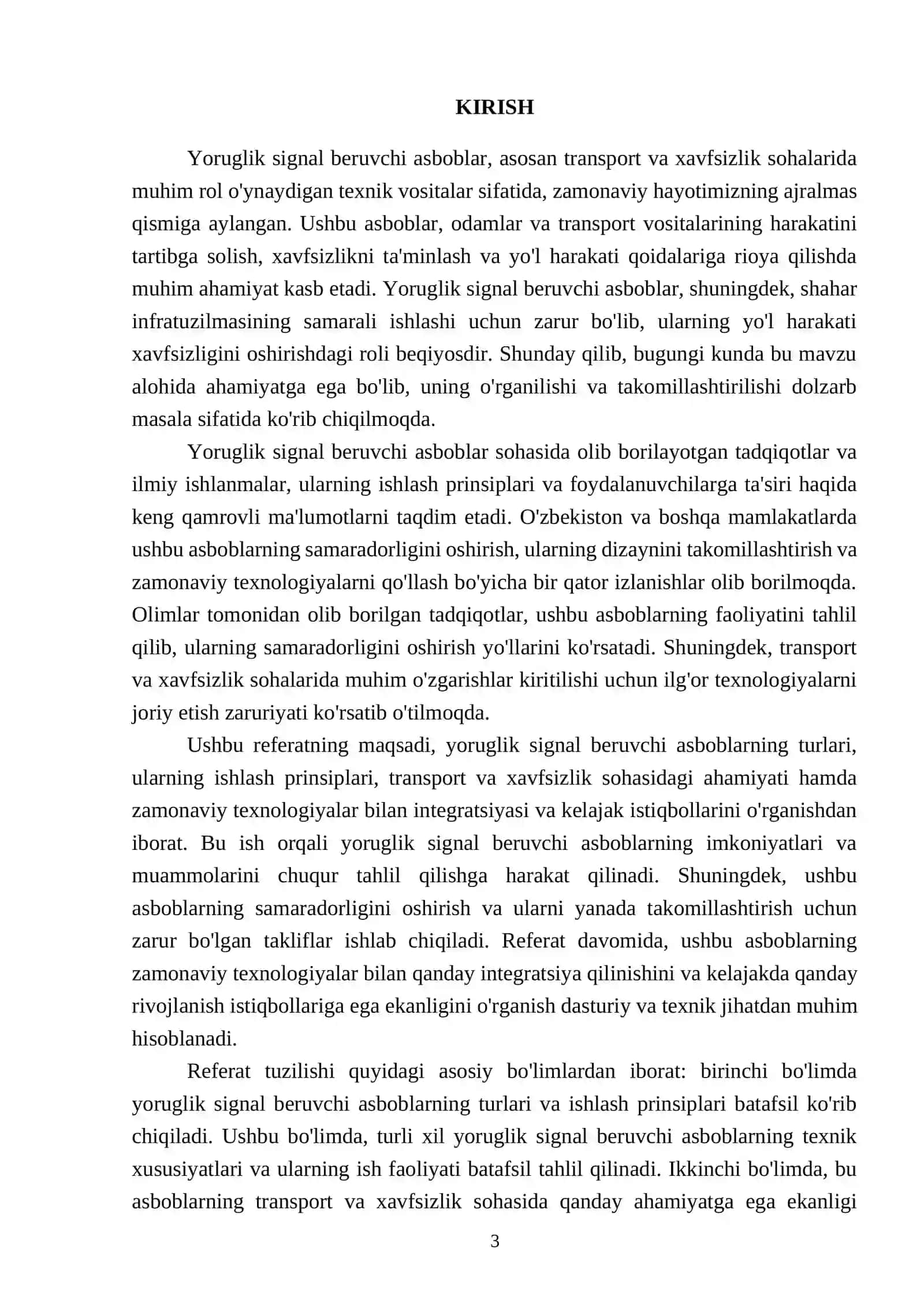 Yoruglik signal beruvchi asboblar 3