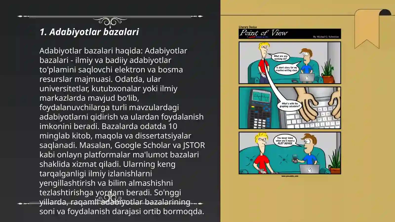 Adabiyotlarni izlash va tanlash 3