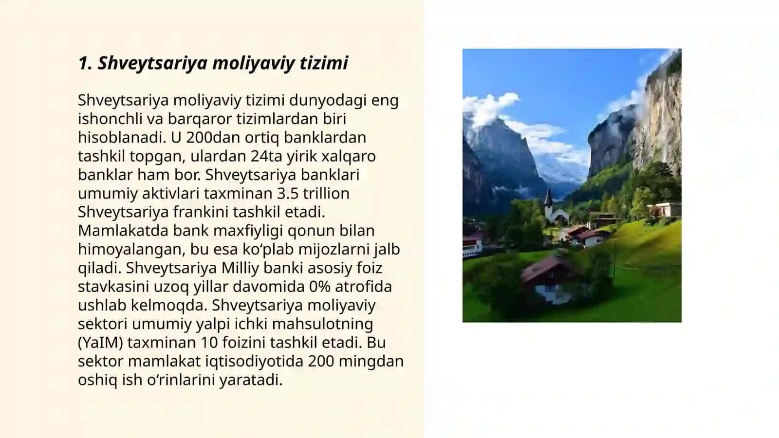 Shveytsariya moliyaviy tizimi 3