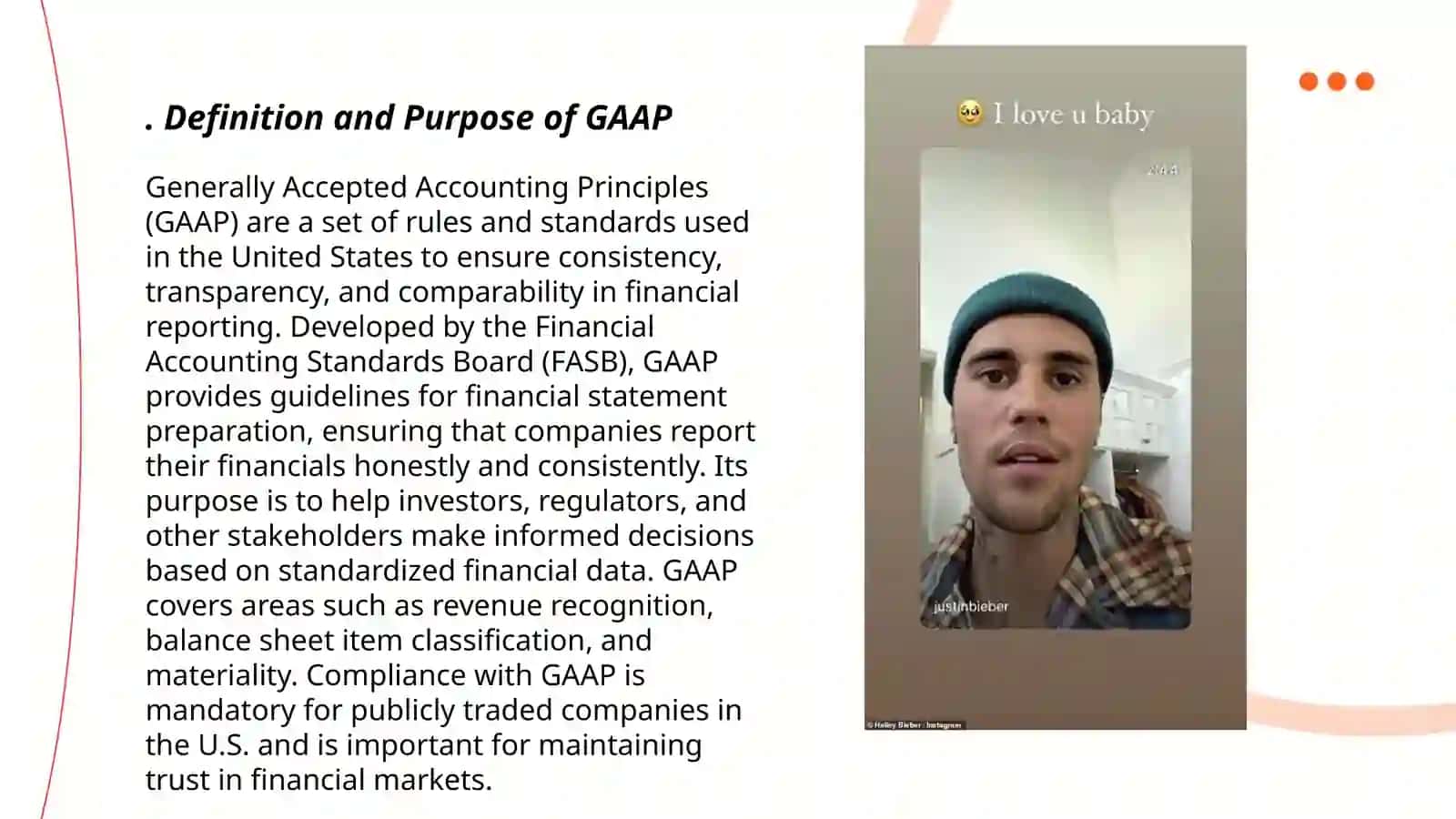GAAP va IASB 3