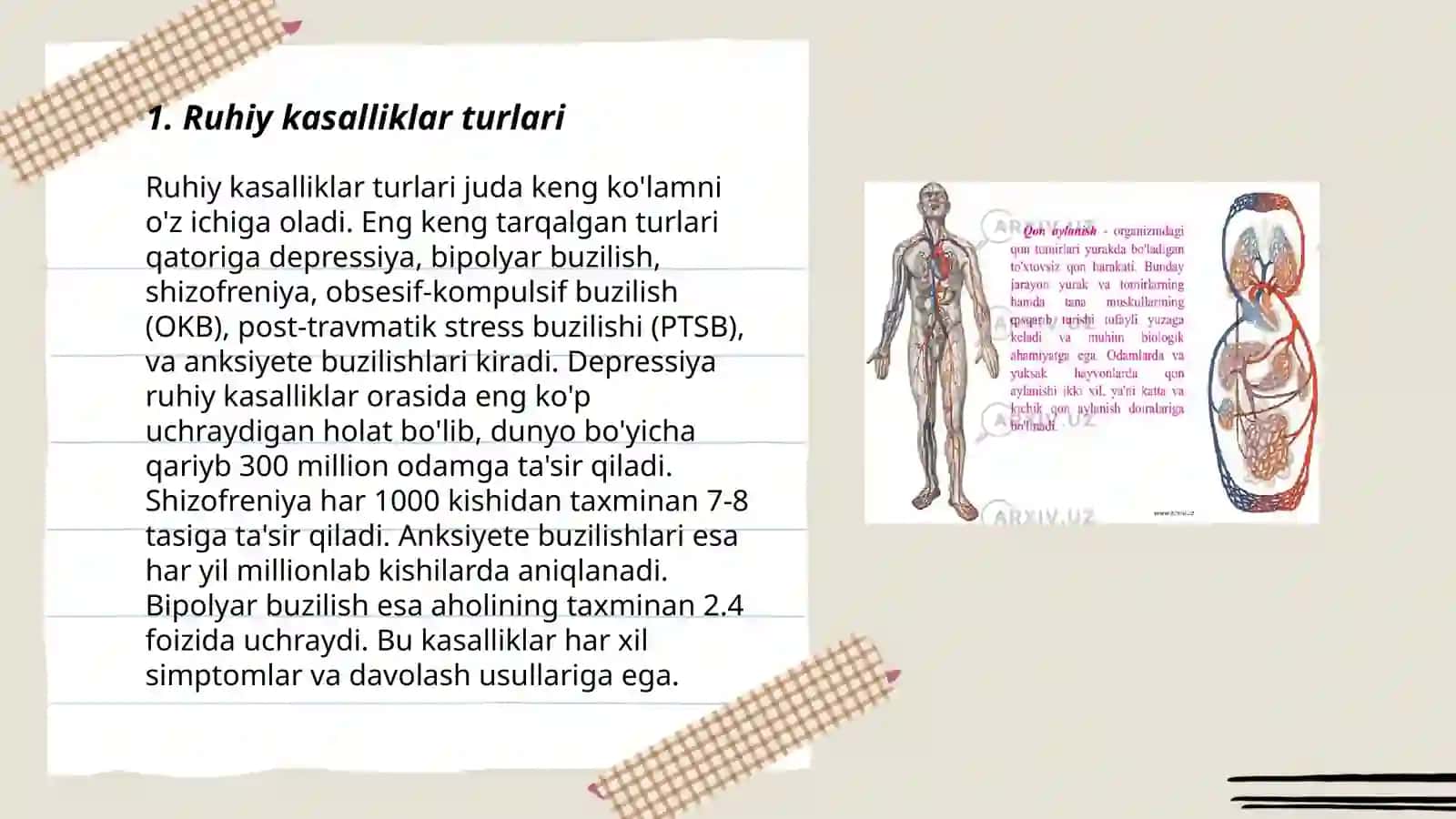 Ruhiy kasalliklar turlari 3