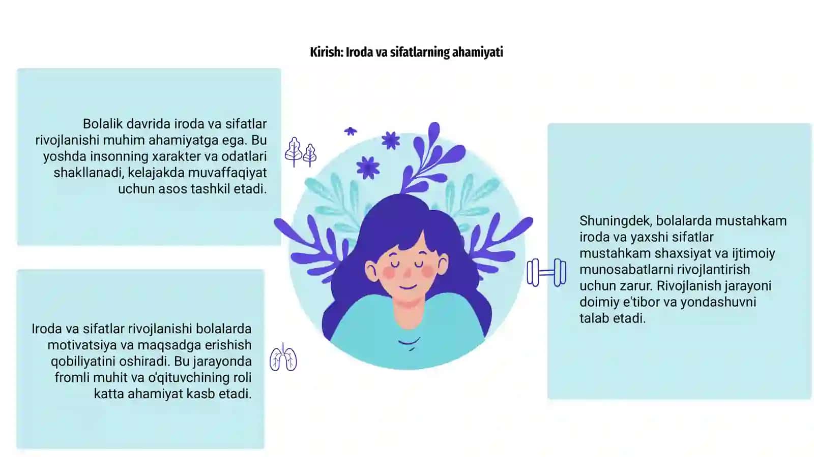 Iroda va sifatlarning bolalik davrida rivojlanish xususiyatlari 3