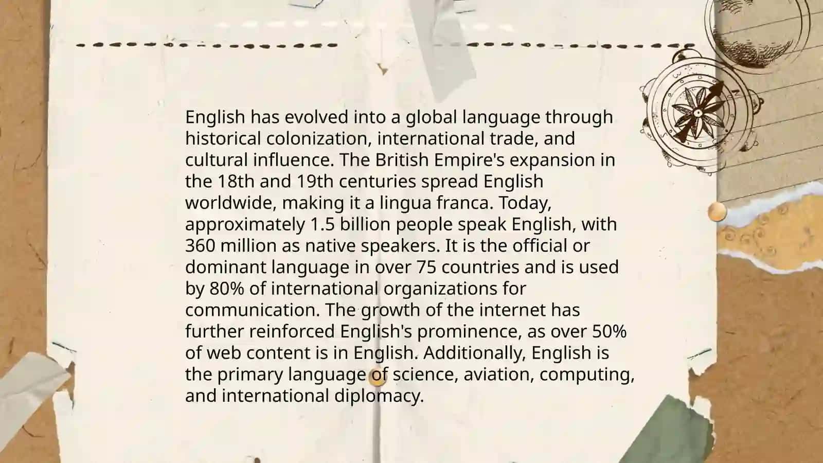 Ubiquity of English 3