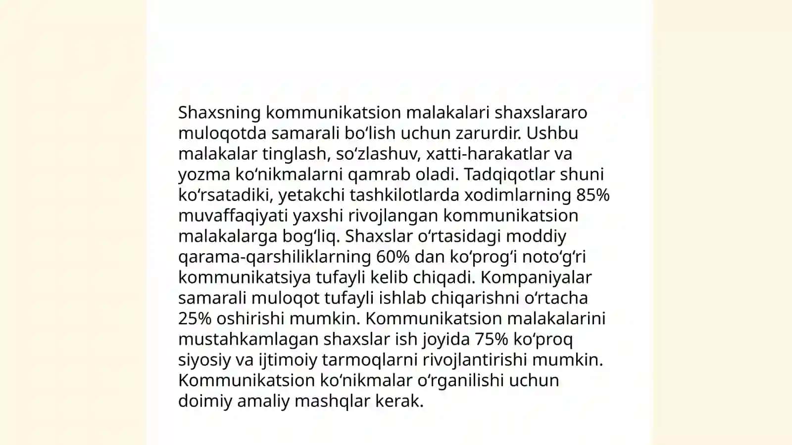 Shaxsning malaka va odatlari 3
