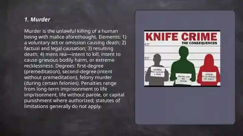 Crimes against life and health 3
