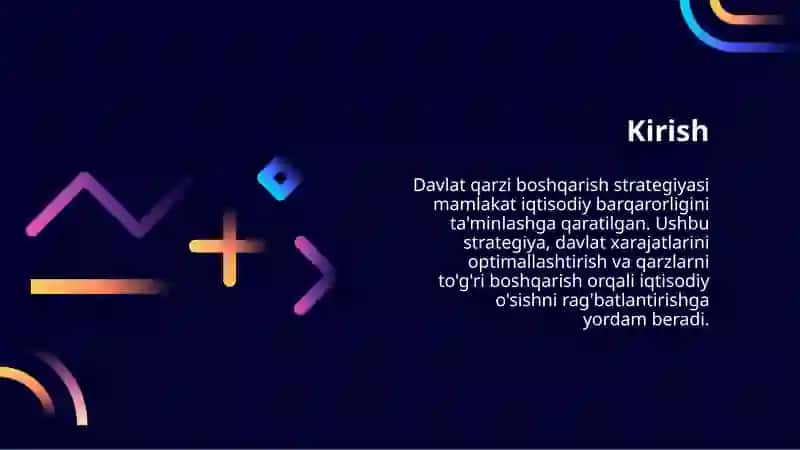 Davlat qarzini boshqarish strategiyasi 3
