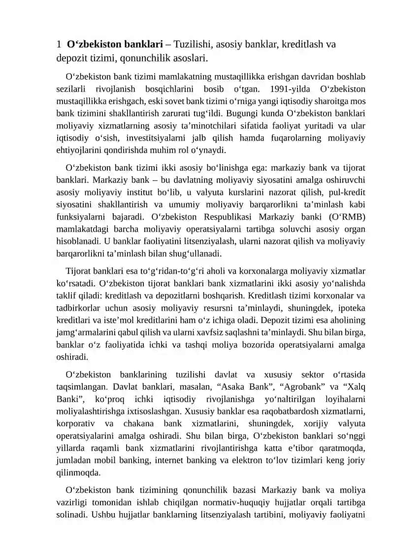O'zbekiston va Angliya banklari tafovutlari 3