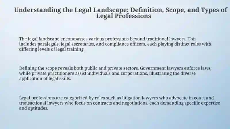 Legal Professions Presentation 3