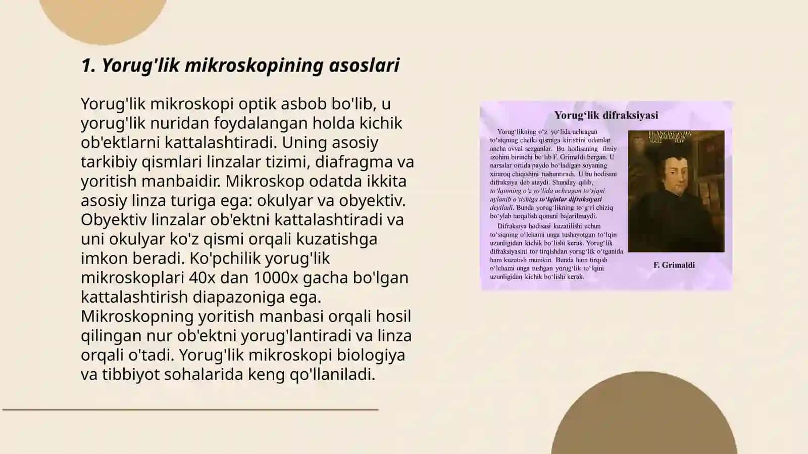 Yorug'lik mikroskopi turlari 3