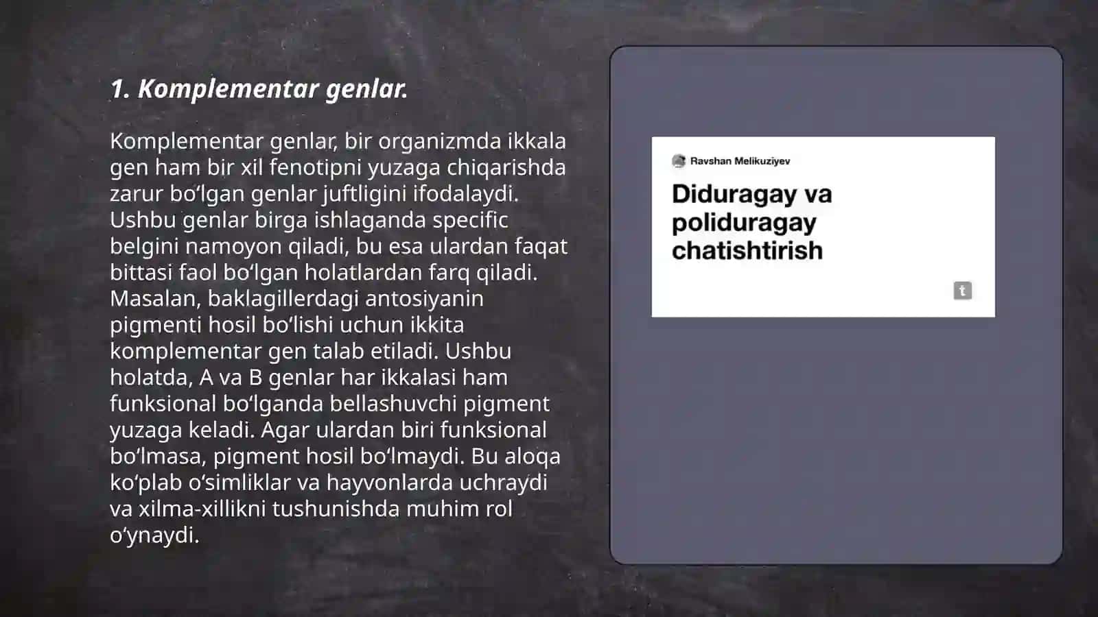 Komplementar genlar 3