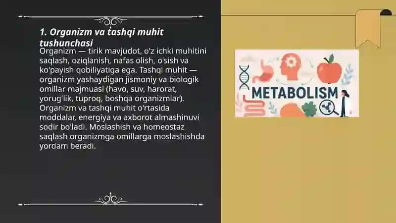 ORGANIZM VA TASHQI MUHIT 3