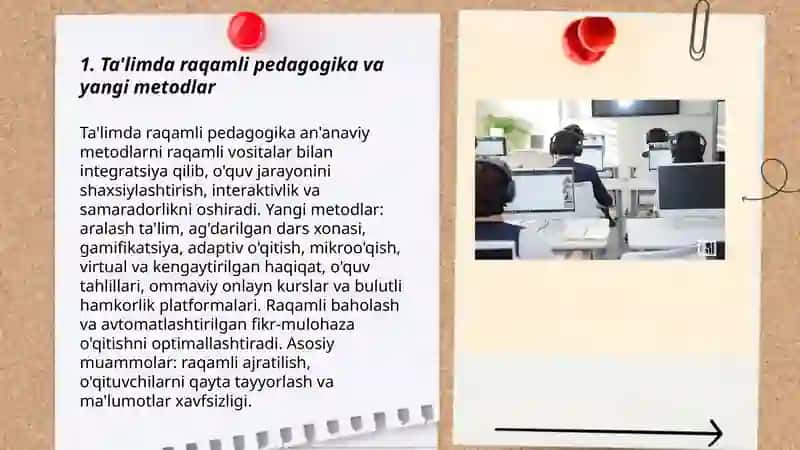 Ta'limda raqamli pedagogika va yangi metodlar 3