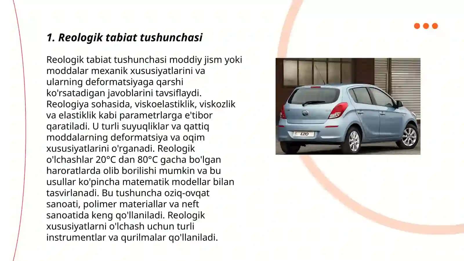 Reologik tabiatiga ko'ra iviqlar I va II guruhlarga boʻlinishi 3