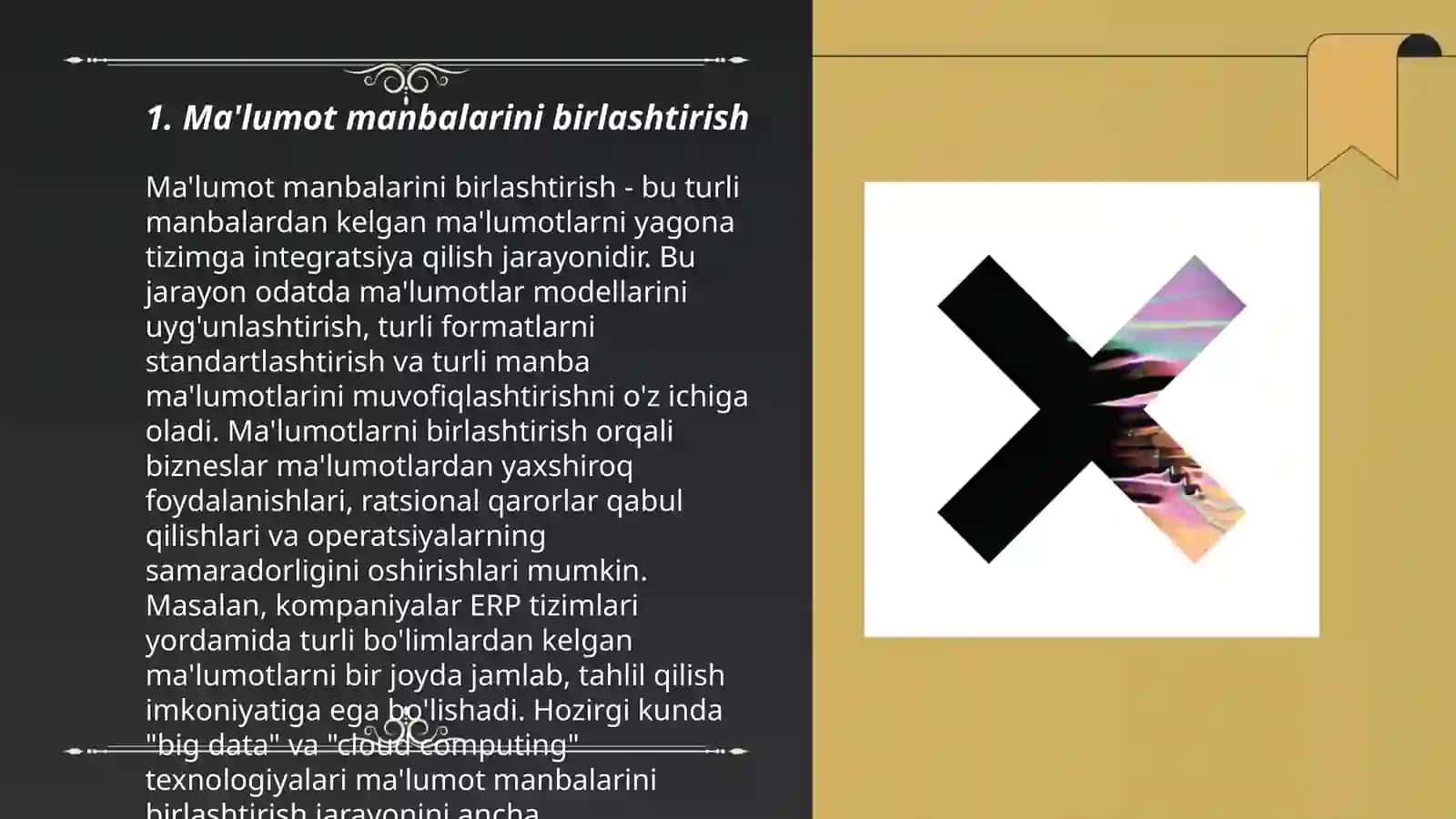 Ma'lumot manbalarini birlashtirish 3
