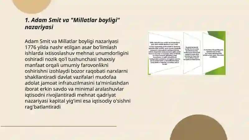 Klassik siyosiy iqtisod namoyandalari - Adam Smit, Devid Rikardo, Tomas Malthus 3