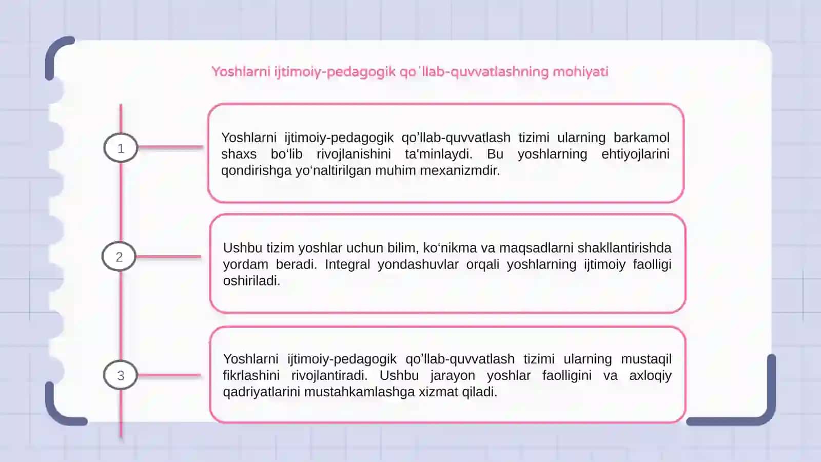 Yoshlarni ijtimoiy-pedagogik qoʼllab-quvvatlash tizimi 3